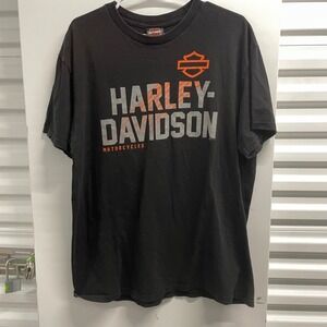 Harley Davidson T Shirt Mens Large Black Charlotte NC Independence Graphic Tee